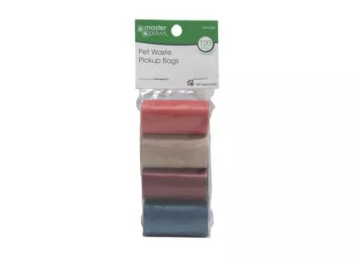 Master Pawsâ„¢ Assorted Color Pet Waste Pickup Bags - 120 Ct 8 Master Pawsâ„¢ Assorted Color Pet Waste Pickup Bags - 120 Ct -Master Paws Sales Store 253 2086 P SF17