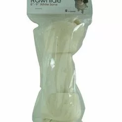 Master PawsÂ® White Rawhide Dog Chew Bone