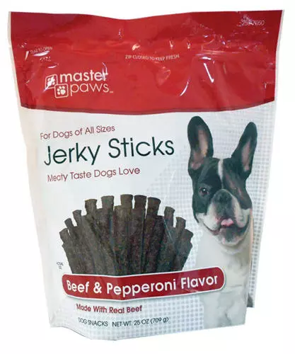 Master Paws® Beef & Pepperoni Flavor Jerky Sticks Dog Treats - 25 Oz 3 Master Paws® Beef & Pepperoni Flavor Jerky Sticks Dog Treats - 25 Oz -Master Paws Sales Store 253 7050