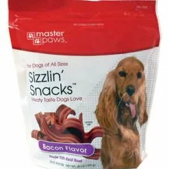 Master PawsÂ® Sizzlin' SnacksÂ® Bacon Flavor Dog Treats - 25 Oz