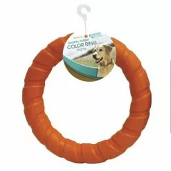Master PawsÂ® Natural Rubber Color Ring Dog Toy - Assorted
