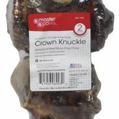Master PawsÂ® Beef Crown Knuckle Dog Chew - 2 Ct