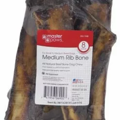 Master PawsÂ® Medium Rib Bone Dog Chew - 8 Pack