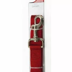 Master PawsÂ® 5' Red Nylon Dog Leash - Large
