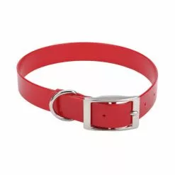 Master PawsÂ® Red Waterproof Dog Collar - Small