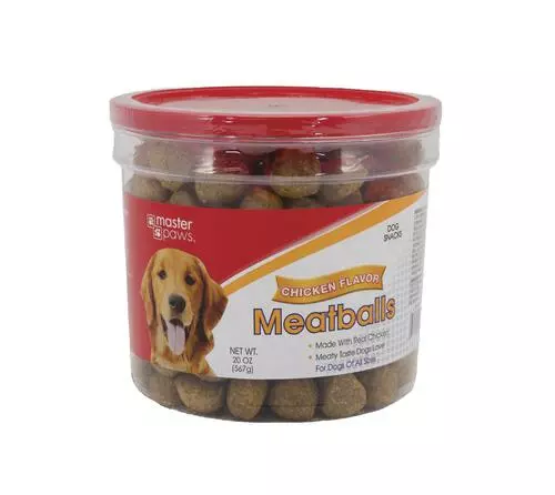 Master Paws® Chicken Flavor Meatballs Dog Treats - 20 Oz 1 Master Paws® Chicken Flavor Meatballs Dog Treats - 20 Oz