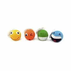 Master PawsÂ® Colorful Emoji Latex Dog Toy - Assorted Styles