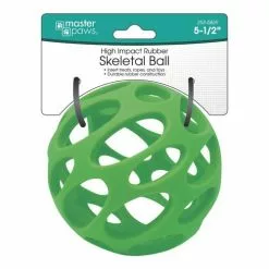 Master PawsÂ® High Impact Rubber Skeletal Ball Dog Toy - 5.5" -Master Paws Sales Store 575512 1