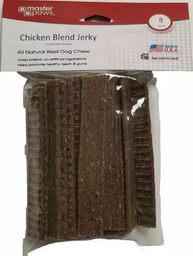Master Pawsâ„¢ Chicken Blend Jerky Natural Beef Dog Chew - 8 Count 4 Master Pawsâ„¢ Chicken Blend Jerky Natural Beef Dog Chew - 8 Count -Master Paws Sales Store 6144