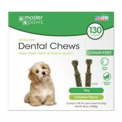 Master Paws® Tiny Dental Brushes Dog Chew Treats - 36 Oz